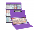 WhiteCoat Clipboard® Trifold - Lilac Physical Therapy Edition